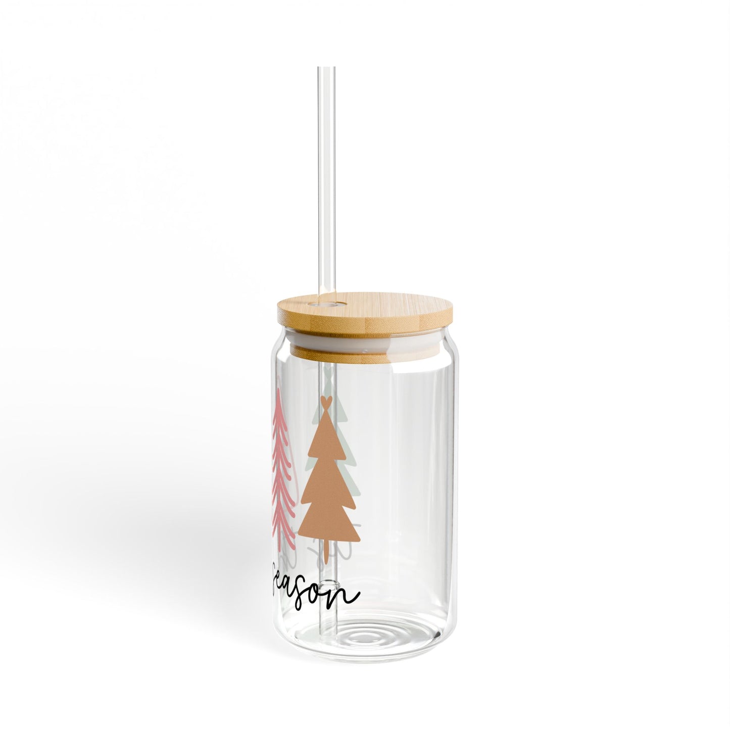 Tis The Season Sipper Glass, 16oz