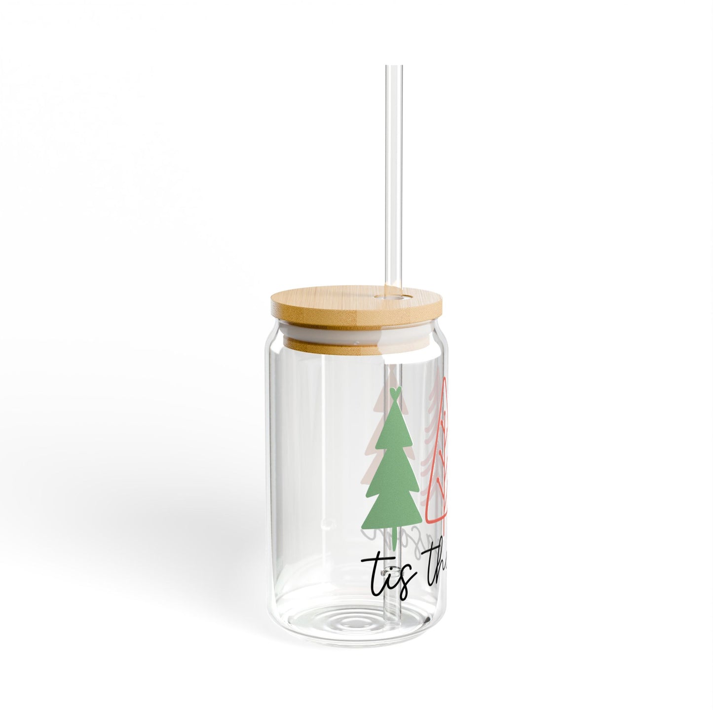 Tis The Season Sipper Glass, 16oz